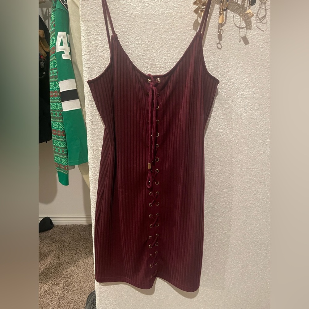 Maroon dress